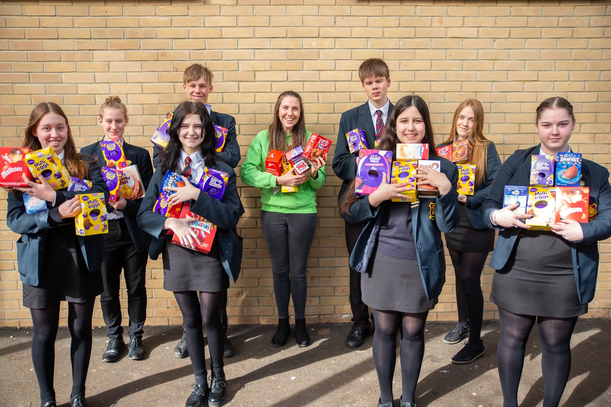 Taunton students collect Easter eggs for children’s hospice Childrens